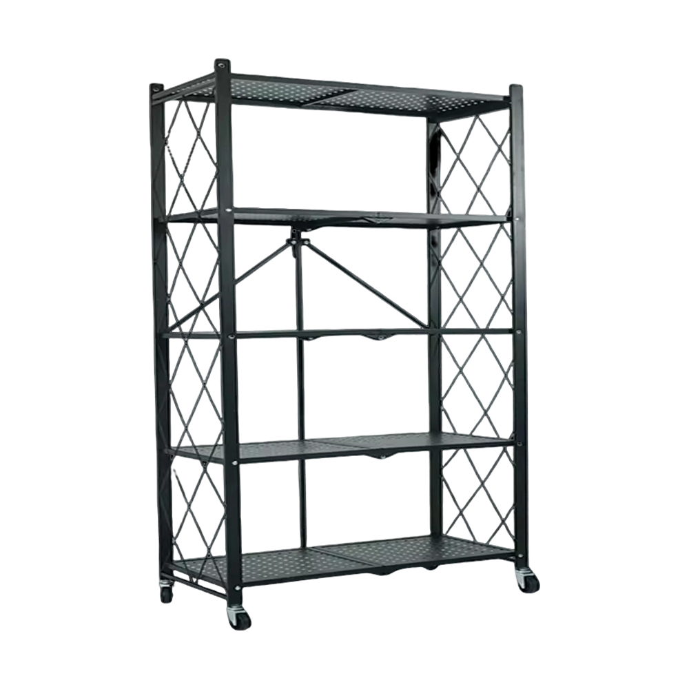 Large Capacity Foldable Multilayer Storage Racks for Home